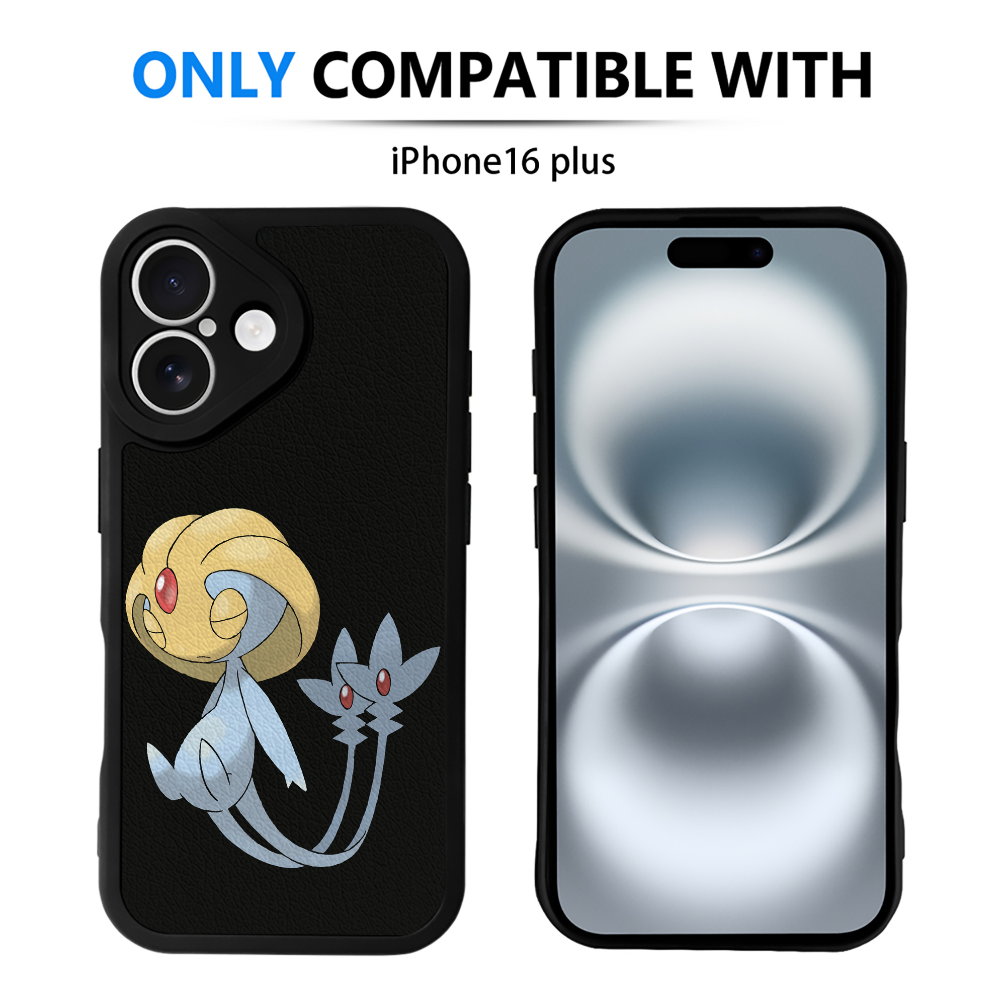 （画像用） ポケットモンスター Pokémon 【iPhone 16シリーズ対応】シリコンスマホケース（レザー調） 材質：シリコン